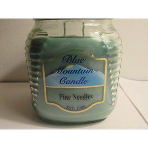 Pine Needle Christmas Candle | Blue Mountain | Double Wick 24 oz Large 150 Hr